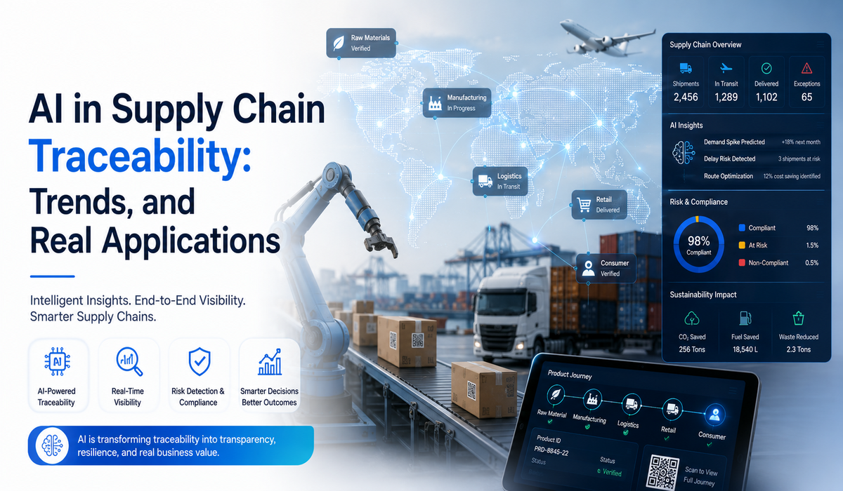 AI in Supply Chain Traceability : Trends, and Real Applications