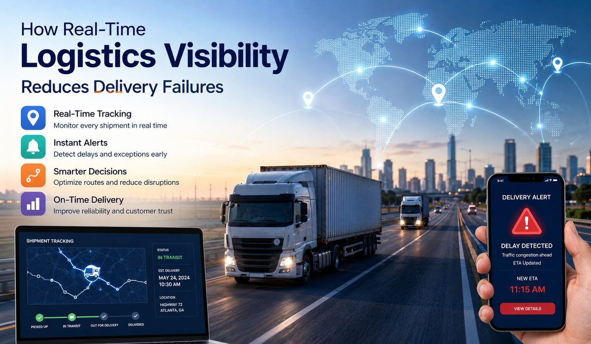How Real-Time Logistics Visibility Reduces Delivery Failures