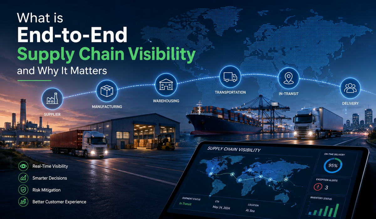 What is End-to-End Supply Chain Visibility and Why It Matters
