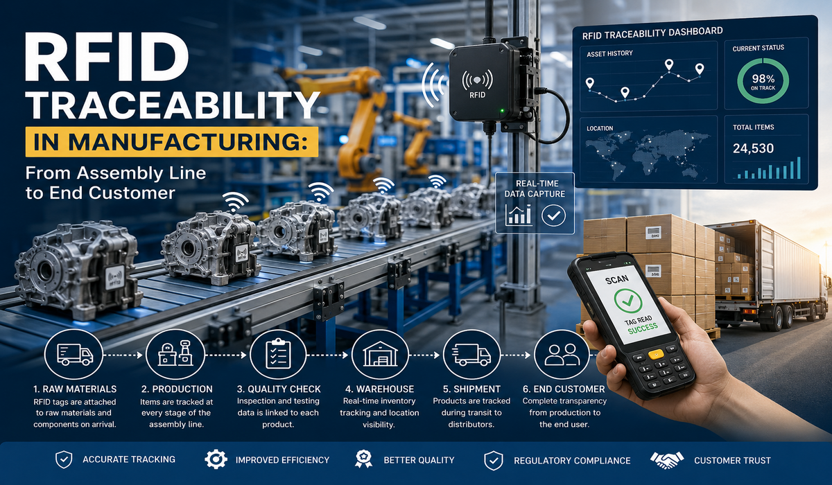 RFID Traceability in Manufacturing : From Assembly Line to End Customer