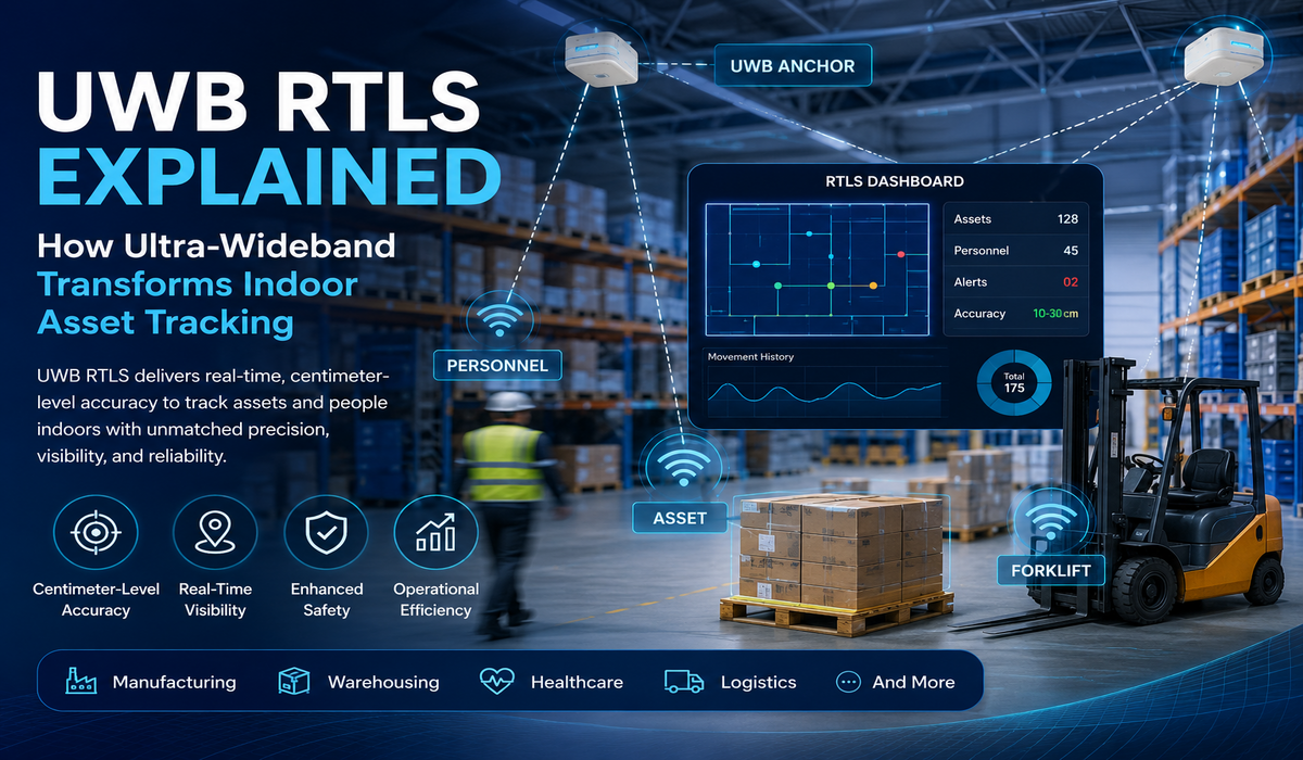 UWB RTLS Explained : How ultra-wideband transforms Indoor Asset Tracking
