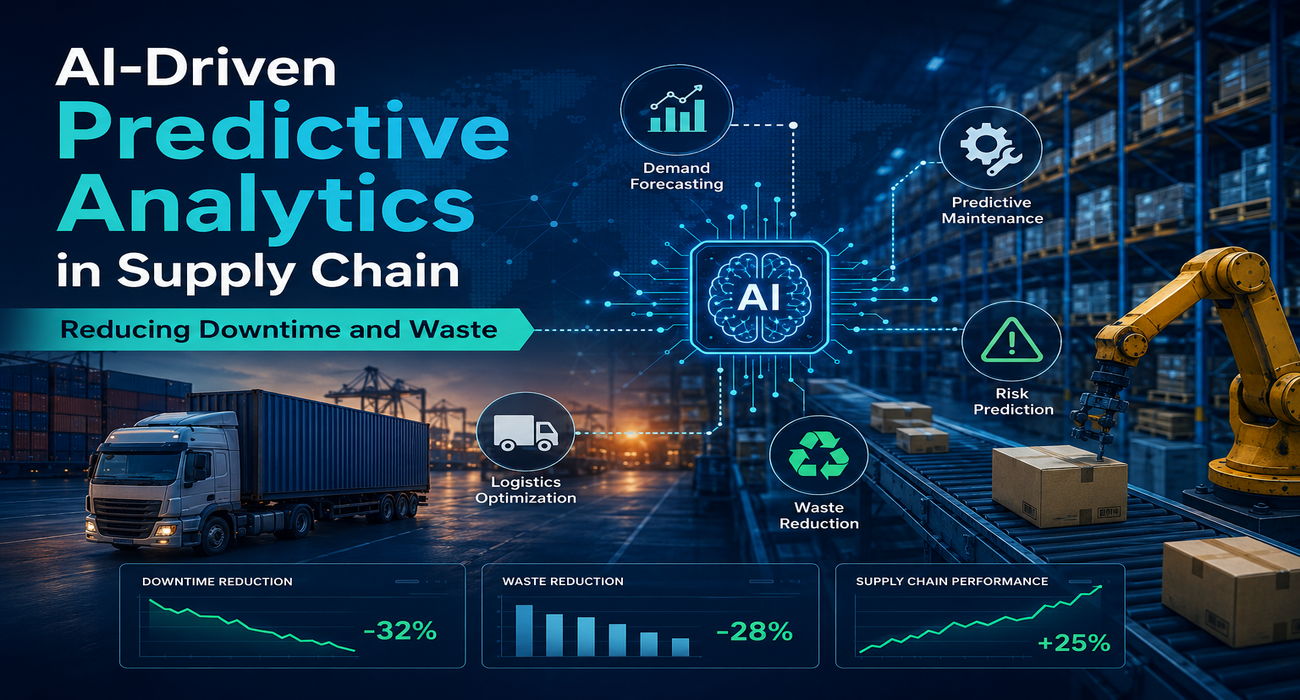 AI-Driven Predictive Analytics in Supply Chain : Reducing Downtime and Waste