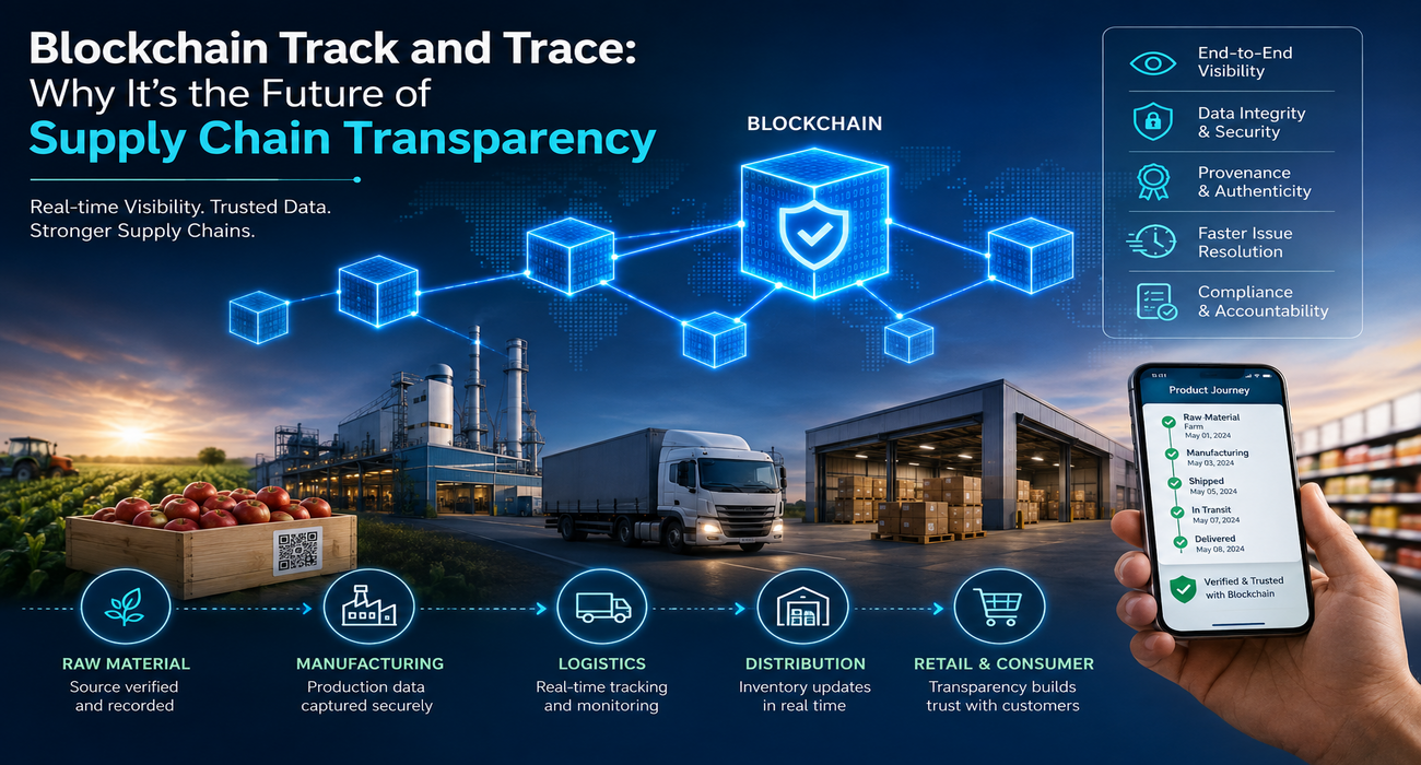 Blockchain Track and Trace : Why It’s the Future of Supply Chain Transparency