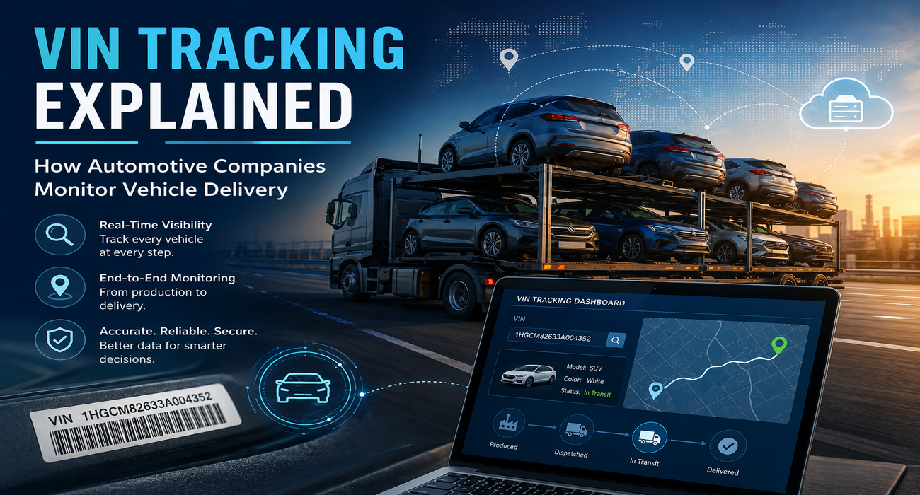 VIN Tracking Explained : How Automotive Companies Monitor Vehicle Delivery
