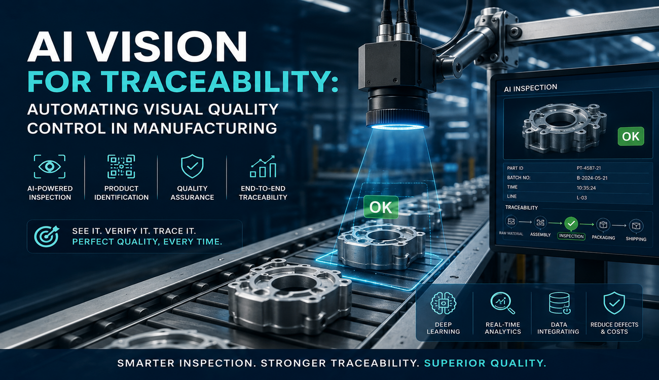 AI Vision for Traceability : Automating Visual Quality Control in Manufacturing
